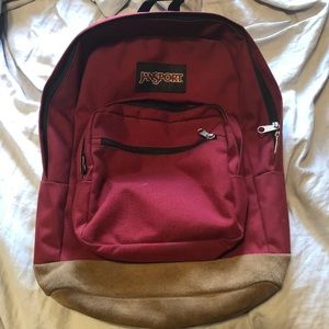 Maroon Jansport backpack